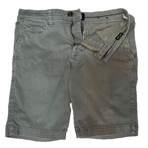 American Eagle Womens Shorts 30” Gray Boy Fit Active Flex Slim 5 Pocket Casual
